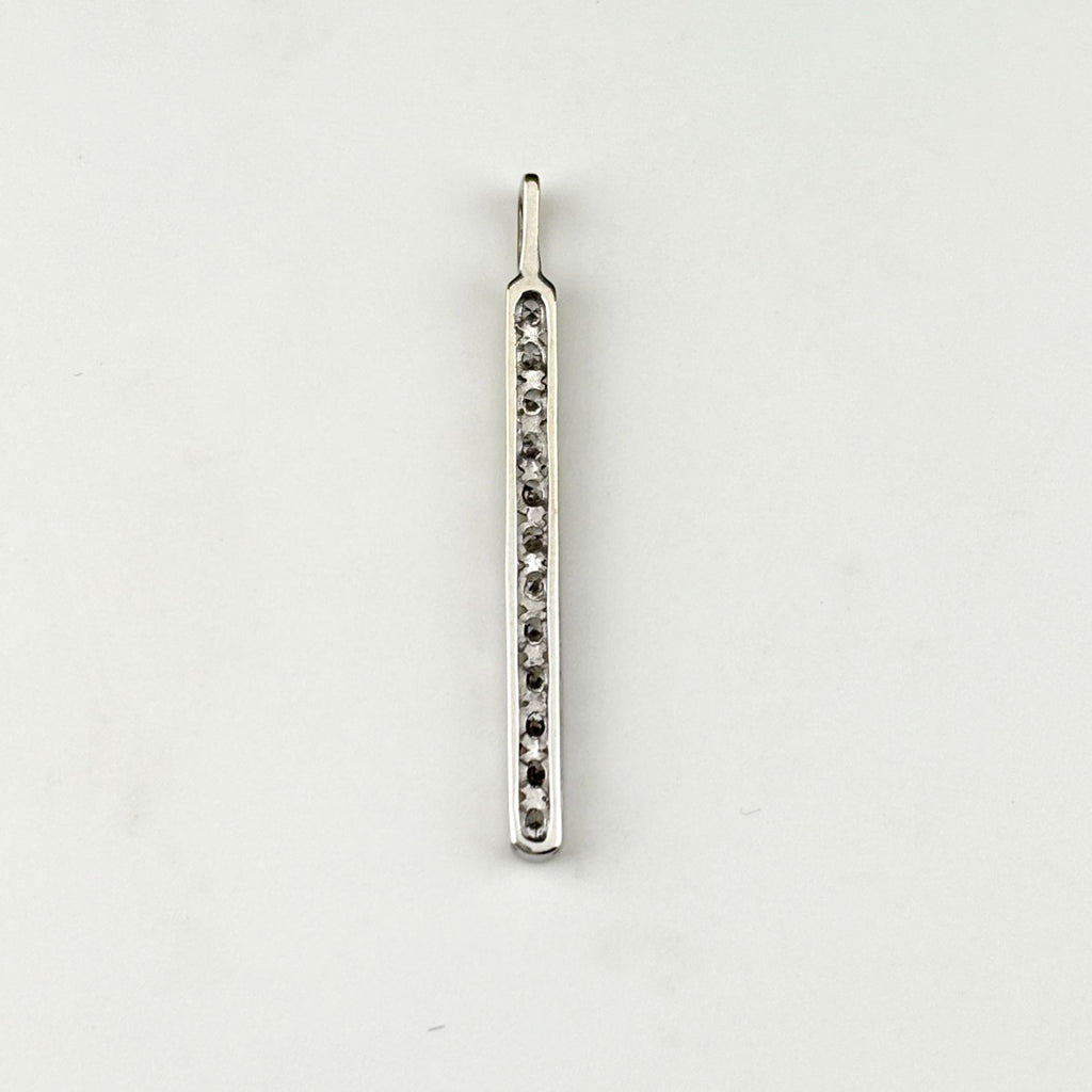 メレダイヤ デザインペンダントトップ WG ホワイトゴールド ペンダントトップ K18 WG ダイヤモンド レディース 【中古】nbjwl