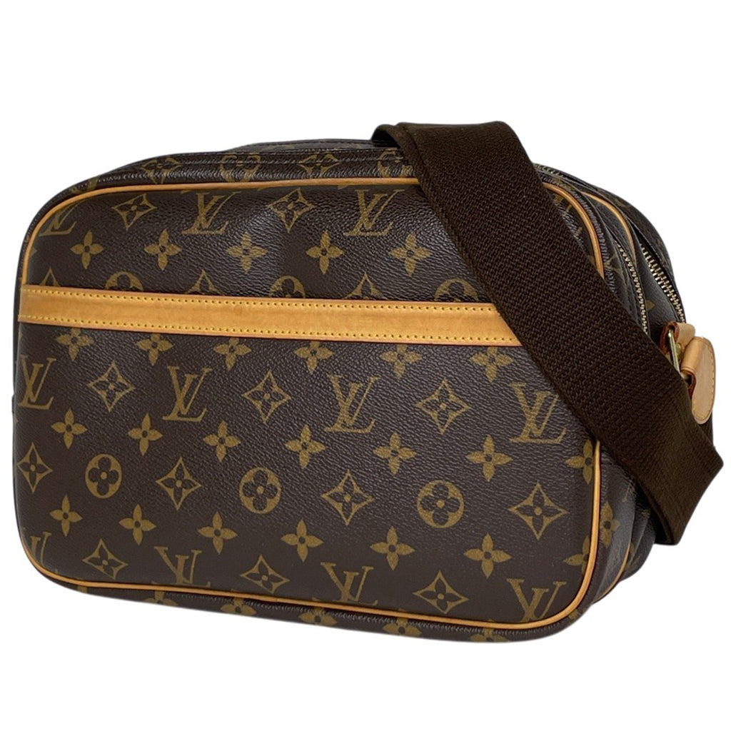 ルイ・ヴィトン リポーター PM 斜め掛け ショルダーバッグ モノグラム ブラウン M45254 レディース 【中古】brbag