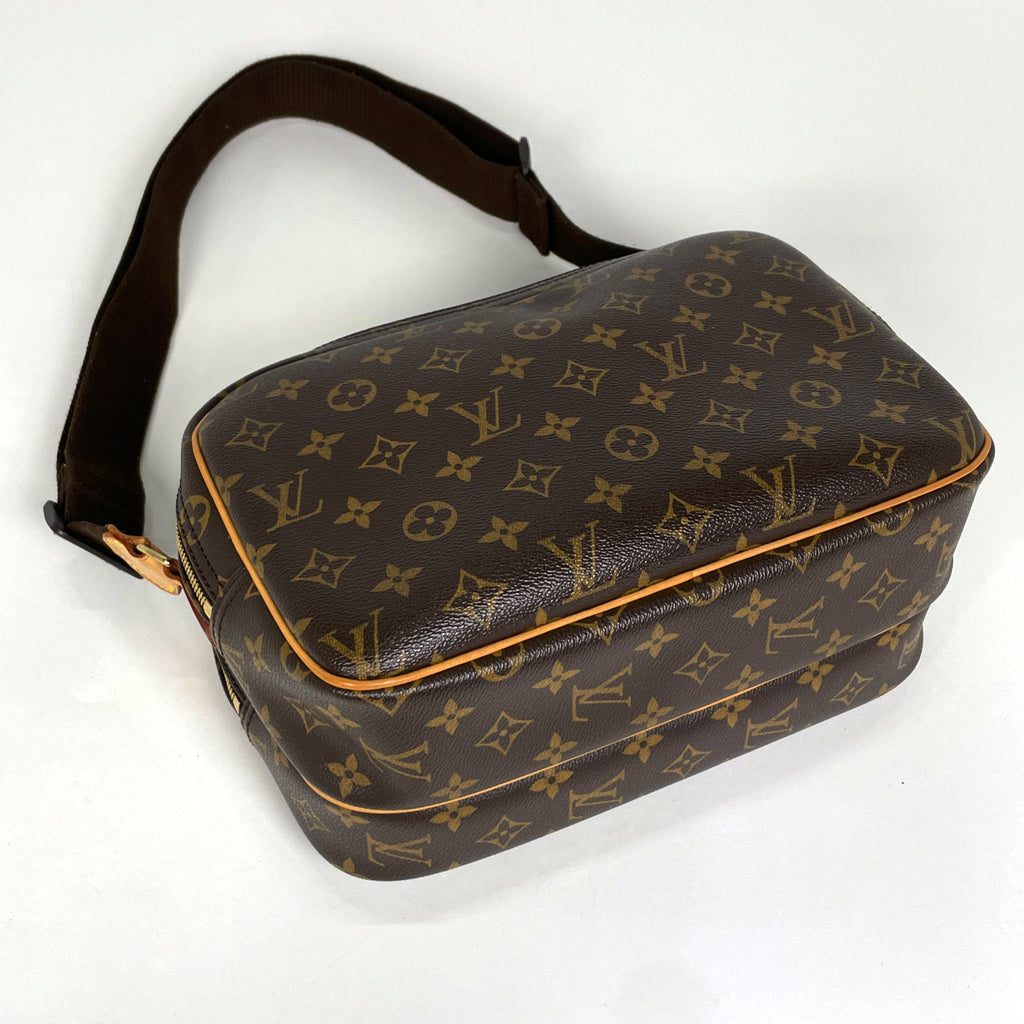 ルイ・ヴィトン リポーター PM 斜め掛け ショルダーバッグ モノグラム ブラウン M45254 レディース 【中古】brbag