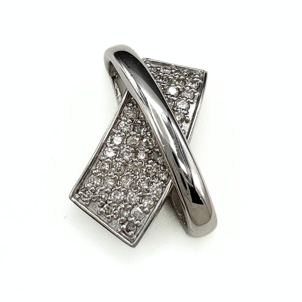 メレダイヤ ペンダントトップ プラチナ ペンダントトップ Pt900 ダイヤモンド レディース 【中古】nbjwl