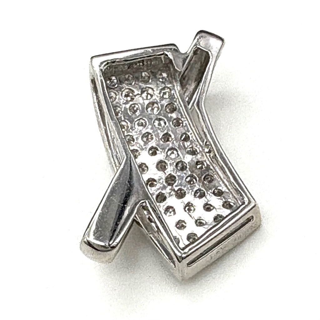 メレダイヤ ペンダントトップ プラチナ ペンダントトップ Pt900 ダイヤモンド レディース 【中古】nbjwl