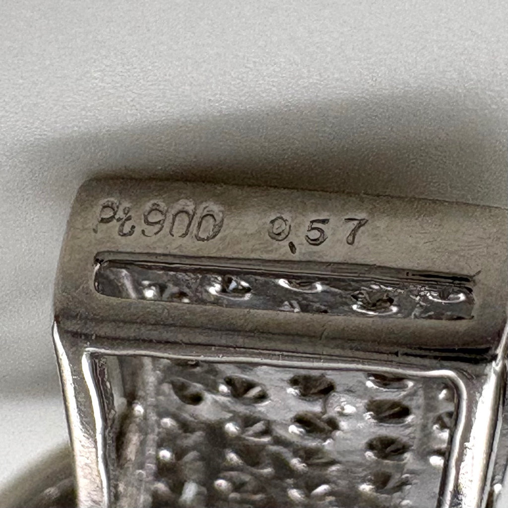 メレダイヤ ペンダントトップ プラチナ ペンダントトップ Pt900 ダイヤモンド レディース 【中古】nbjwl