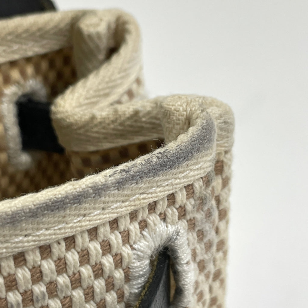 エルメス エールバッグ TPM 斜め掛け ショルダーバッグ トワルオフィシエ ブラック ナチュラル □H レディース 【中古】brbag