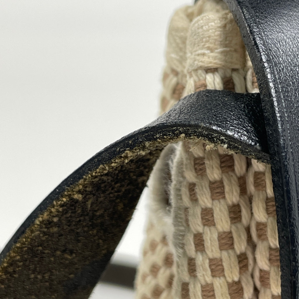 エルメス エールバッグ TPM 斜め掛け ショルダーバッグ トワルオフィシエ ブラック ナチュラル □H レディース 【中古】brbag