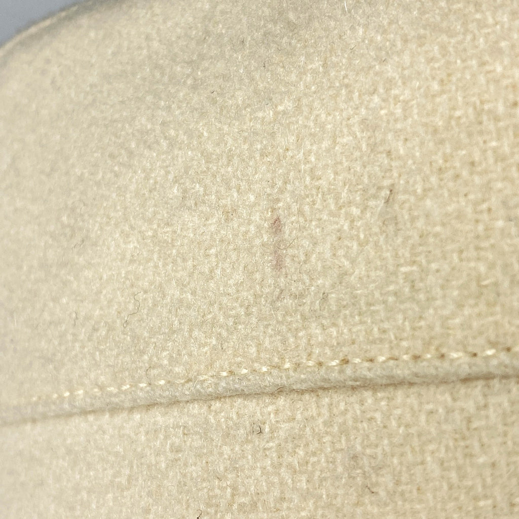 エルメス ボリード ポーチ MM メイクポーチ 小物入れ Hロゴ 化粧ポーチ ファブリック クリーム ブラウン レディース 【中古】brbag