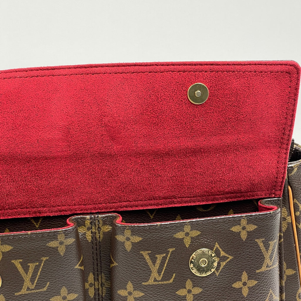 ルイ・ヴィトン ヴィバ シテ GM ワンショルダー 肩掛け ショルダーバッグ モノグラム ブラウン M51163 レディース 【中古】brbag