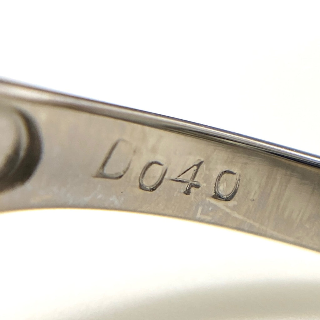 サファイア デザインリング プラチナ 指輪 メレダイヤ リング 11.5号 Pt900 サファイア ダイヤモンド レディース 【中古】nbjwl