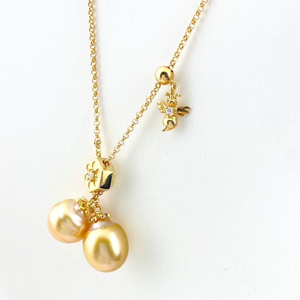 タサキ パール デザインネックレス ネックレス K18 パール ダイヤモンド レディース 【中古】brjwl