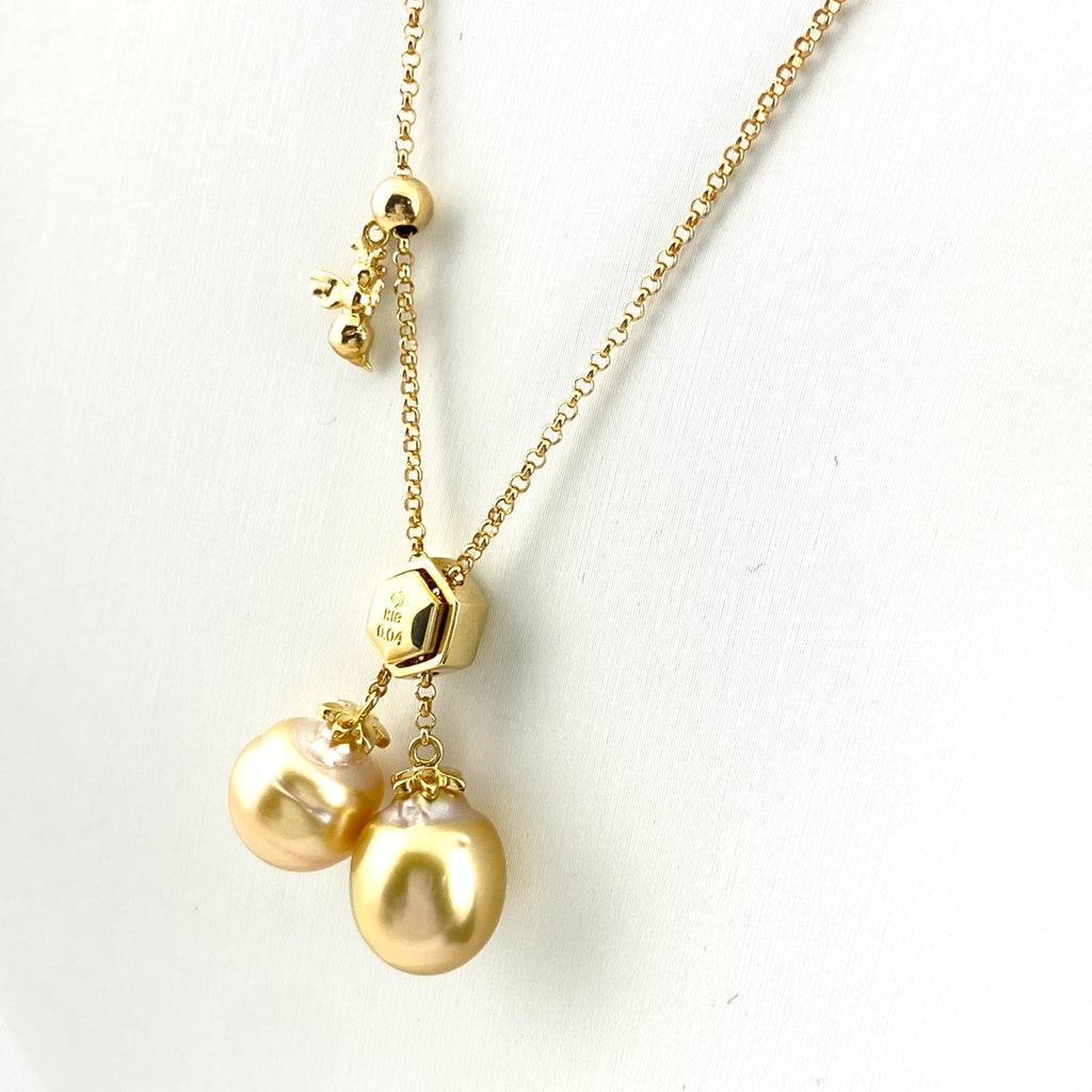 タサキ パール デザインネックレス ネックレス K18 パール ダイヤモンド レディース 【中古】brjwl