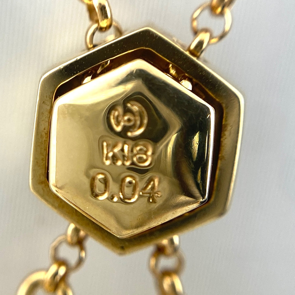 タサキ パール デザインネックレス ネックレス K18 パール ダイヤモンド レディース 【中古】brjwl