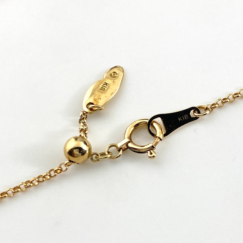 タサキ パール デザインネックレス ネックレス K18 パール ダイヤモンド レディース 【中古】brjwl