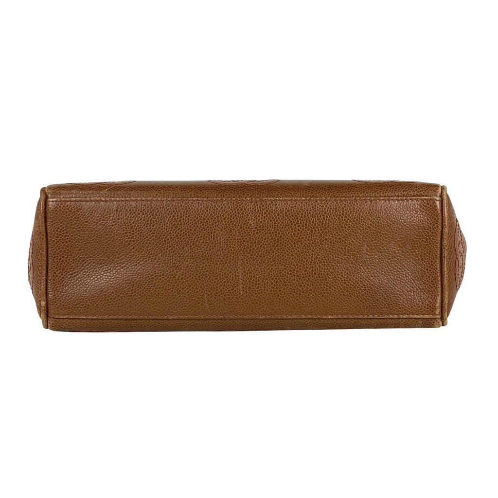 シャネル トリプルココマーク チェーン トートバッグ ショルダーバッグ トートバッグ キャビアスキン ブラウン レディース 【中古】brbag