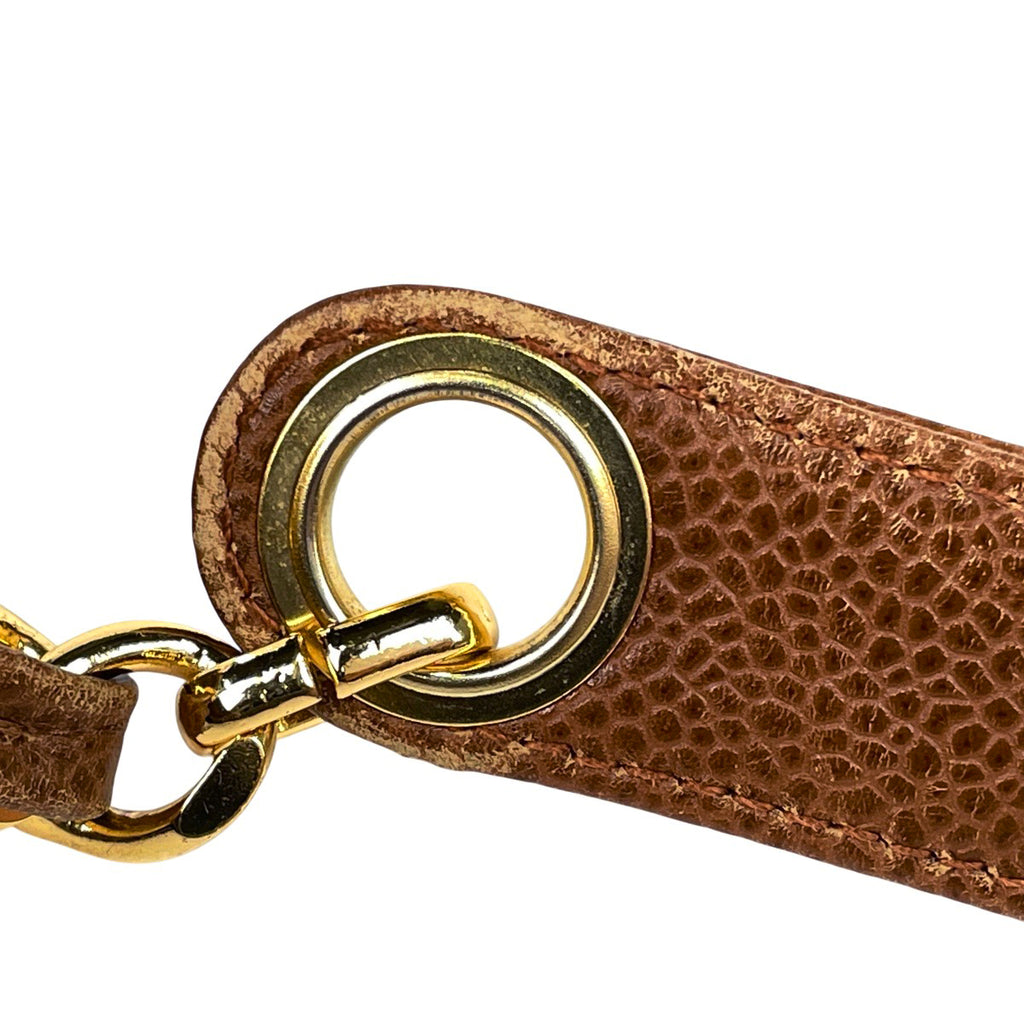 シャネル トリプルココマーク チェーン トートバッグ ショルダーバッグ トートバッグ キャビアスキン ブラウン レディース 【中古】brbag