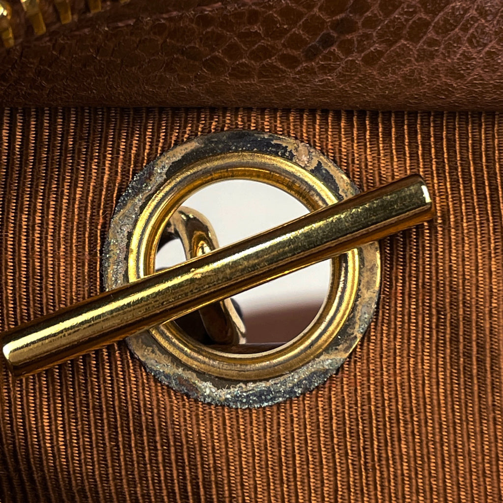 シャネル トリプルココマーク チェーン トートバッグ ショルダーバッグ トートバッグ キャビアスキン ブラウン レディース 【中古】brbag