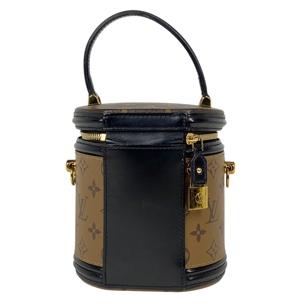 ルイ・ヴィトン カンヌ 2WAY ショルダーバッグ バニティ ハンドバッグ モノグラムリバース ブラウン M43986 レディース 【中古】brbag