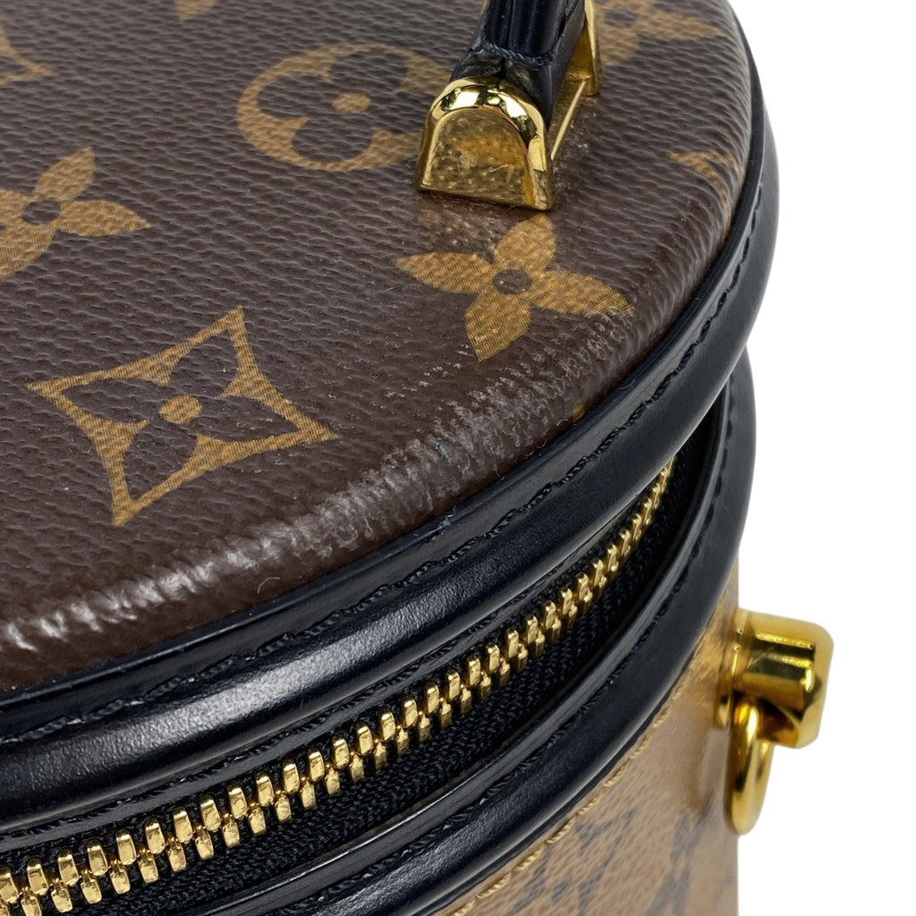 ルイ・ヴィトン カンヌ 2WAY ショルダーバッグ バニティ ハンドバッグ モノグラムリバース ブラウン M43986 レディース 【中古】brbag