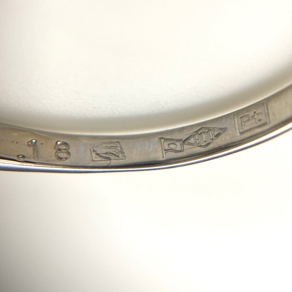 メレダイヤ デザインリング プラチナ 指輪 リング 13号 Pt900 ダイヤモンド レディース 【中古】nbjwl