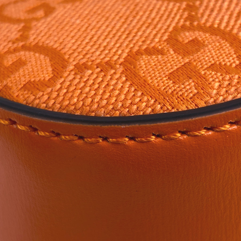 グッチ ムーンサイド ミニ ショルダーバッグ GG柄 ハンドバッグ ショルダーバッグ GGキャンバス オレンジ 786035 レディース 【中古】brbag