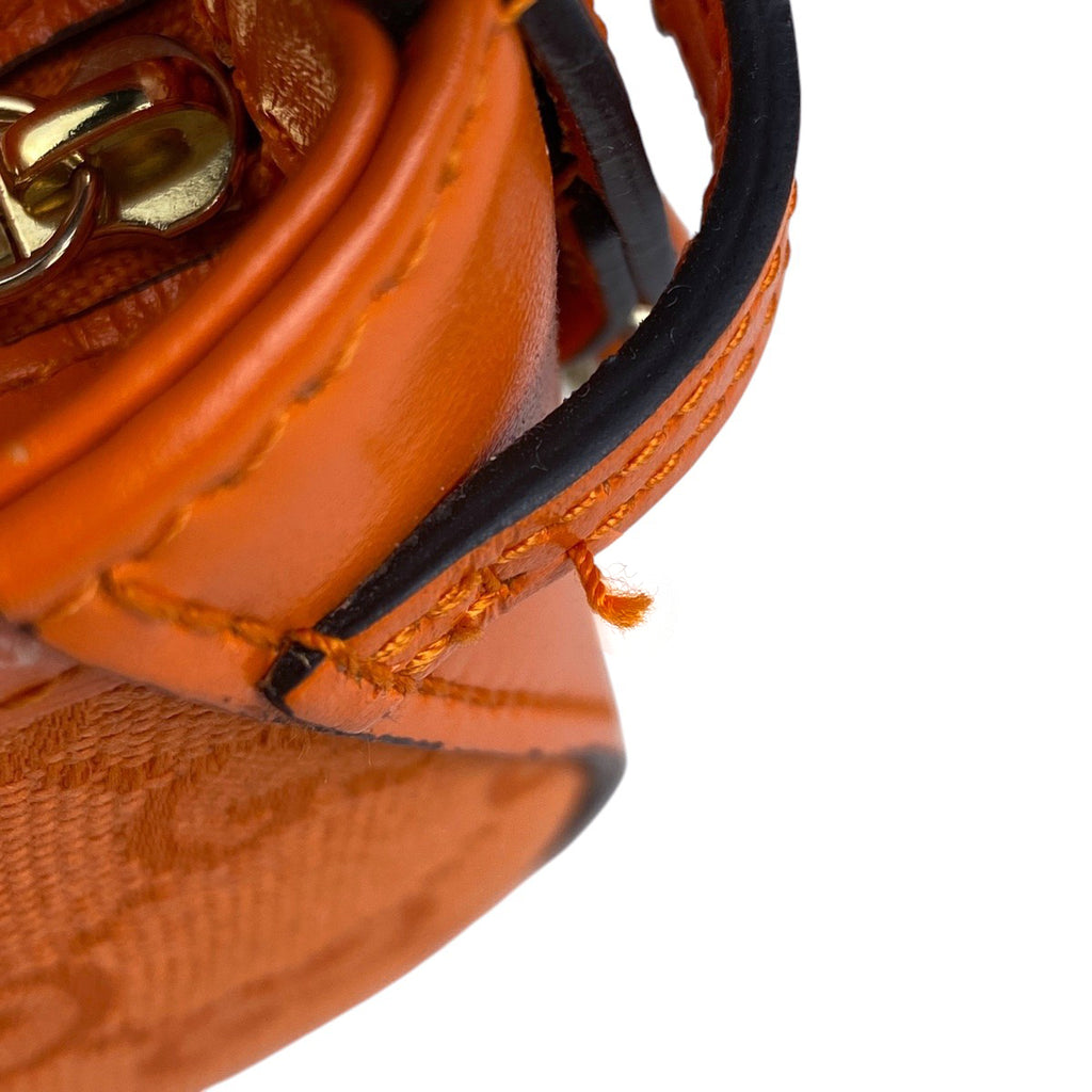 グッチ ムーンサイド ミニ ショルダーバッグ GG柄 ハンドバッグ ショルダーバッグ GGキャンバス オレンジ 786035 レディース 【中古】brbag