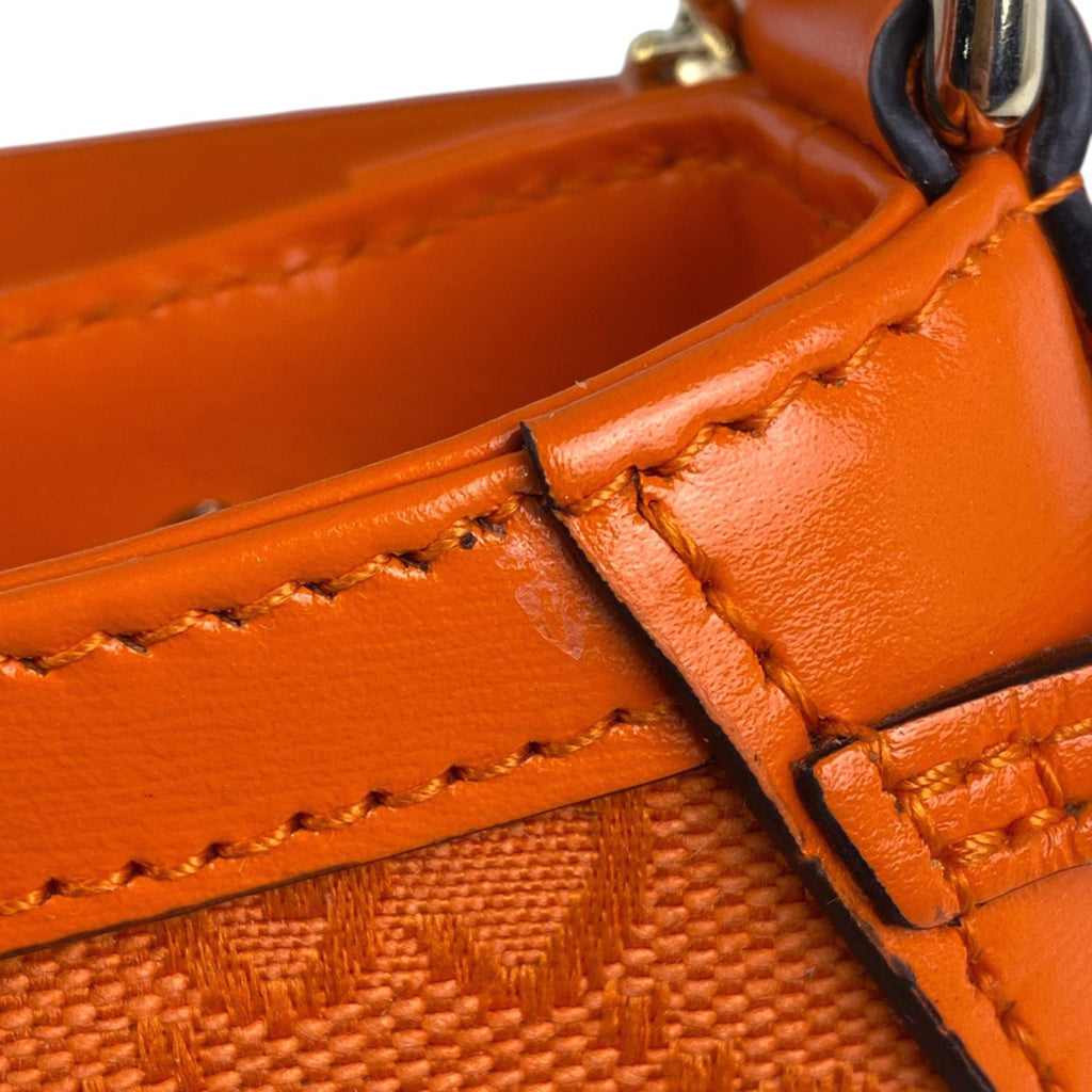 グッチ ムーンサイド ミニ ショルダーバッグ GG柄 ハンドバッグ ショルダーバッグ GGキャンバス オレンジ 786035 レディース 【中古】brbag