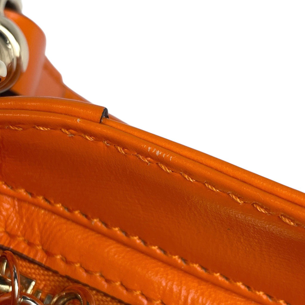 グッチ ムーンサイド ミニ ショルダーバッグ GG柄 ハンドバッグ ショルダーバッグ GGキャンバス オレンジ 786035 レディース 【中古】brbag