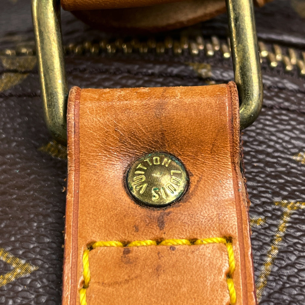 ルイ・ヴィトン キーポル 55 ハンドバッグ 旅行 出張 ビジネス ボストンバッグ モノグラム ブラウン M41424 レディース 【中古】brbag