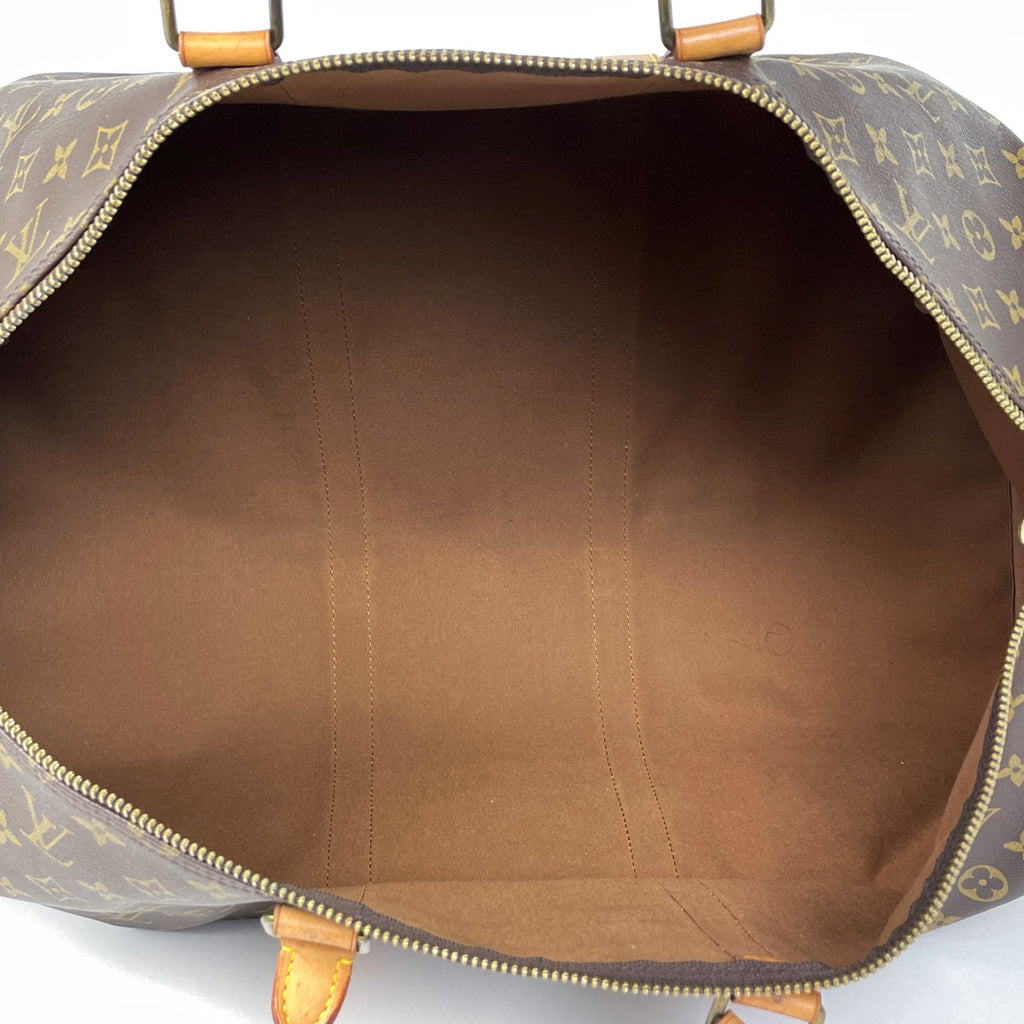 ルイ・ヴィトン キーポル 55 ハンドバッグ 旅行 出張 ビジネス ボストンバッグ モノグラム ブラウン M41424 レディース 【中古】brbag