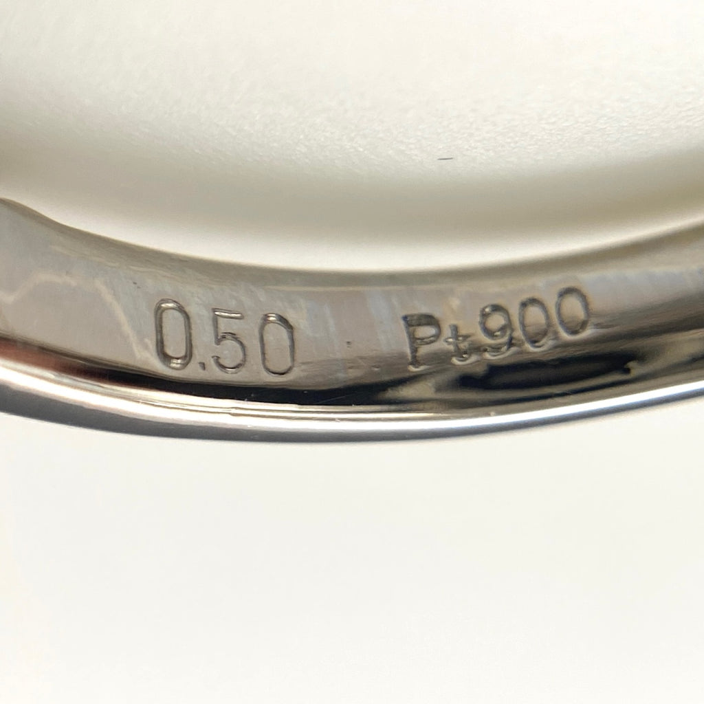 メレダイヤ デザインリング プラチナ 指輪 リング 12号 Pt900 ダイヤモンド レディース 【中古】nbjwl