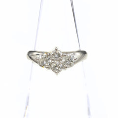 【状態良好】 ダイヤモンド リング プラチナ 指輪 9.5号 Pt900 ダイヤモンド レディース 【中古】nbjwl