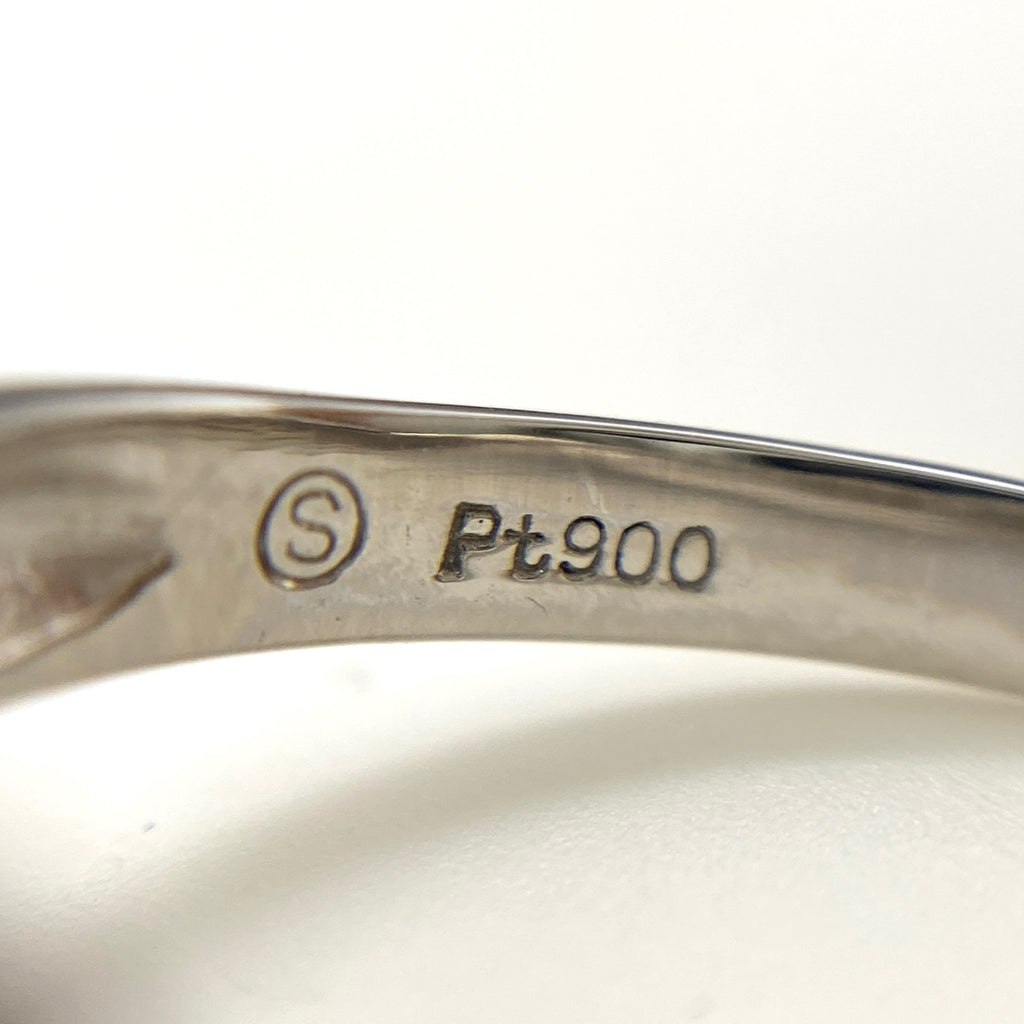 【状態良好】 ダイヤモンド リング プラチナ 指輪 9.5号 Pt900 ダイヤモンド レディース 【中古】nbjwl