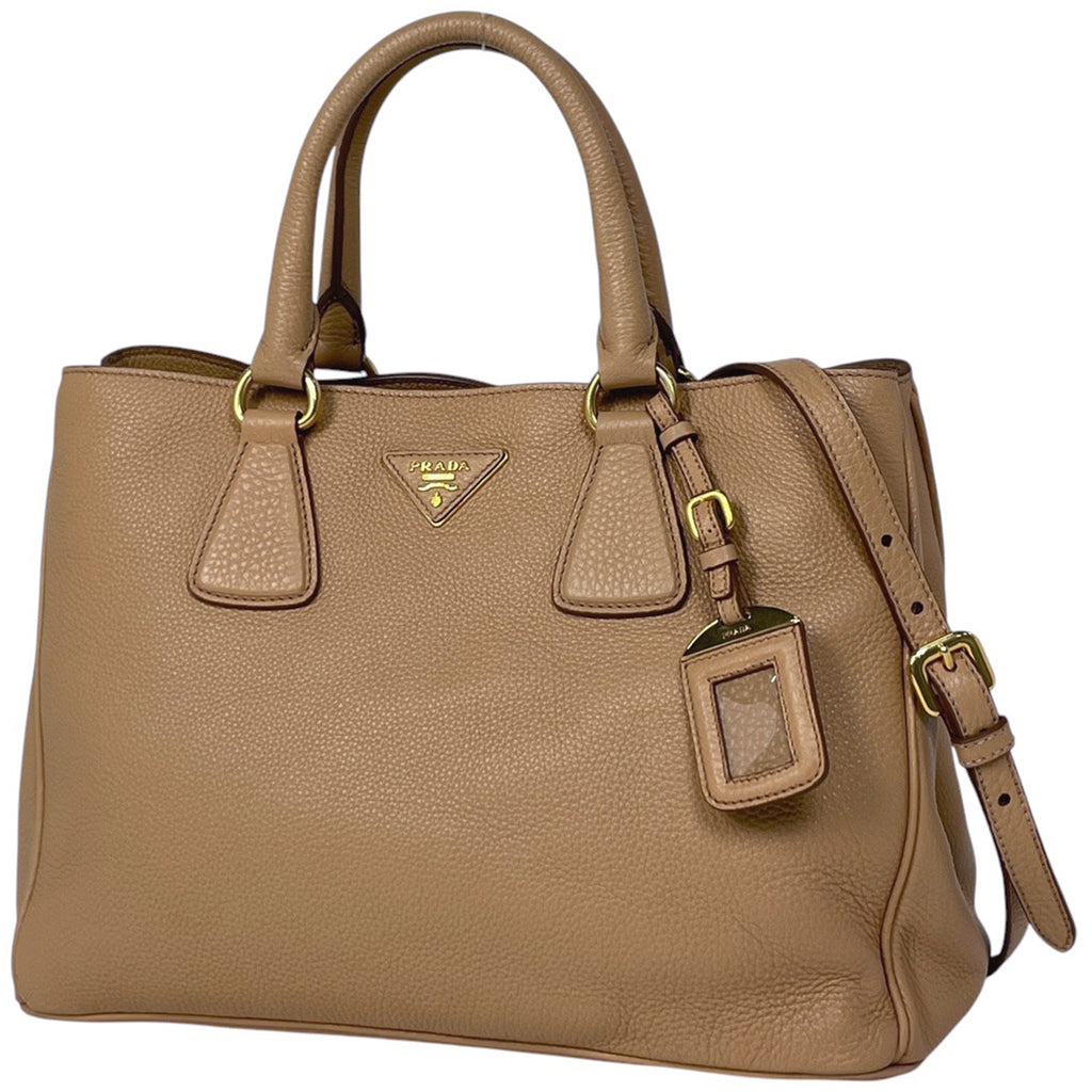 プラダ ロゴ ハンドバッグ 2WAY ショルダーバッグ ハンドバッグ レザー ブラウン BN2579 レディース 【中古】brbag