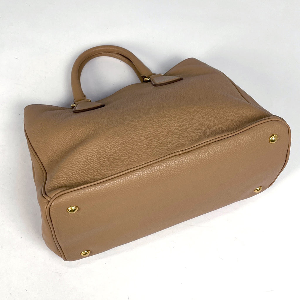 プラダ ロゴ ハンドバッグ 2WAY ショルダーバッグ ハンドバッグ レザー ブラウン BN2579 レディース 【中古】brbag