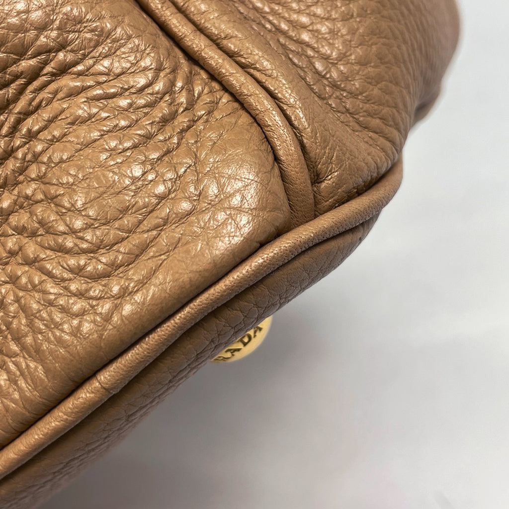 プラダ ロゴ ハンドバッグ 2WAY ショルダーバッグ ハンドバッグ レザー ブラウン BN2579 レディース 【中古】brbag