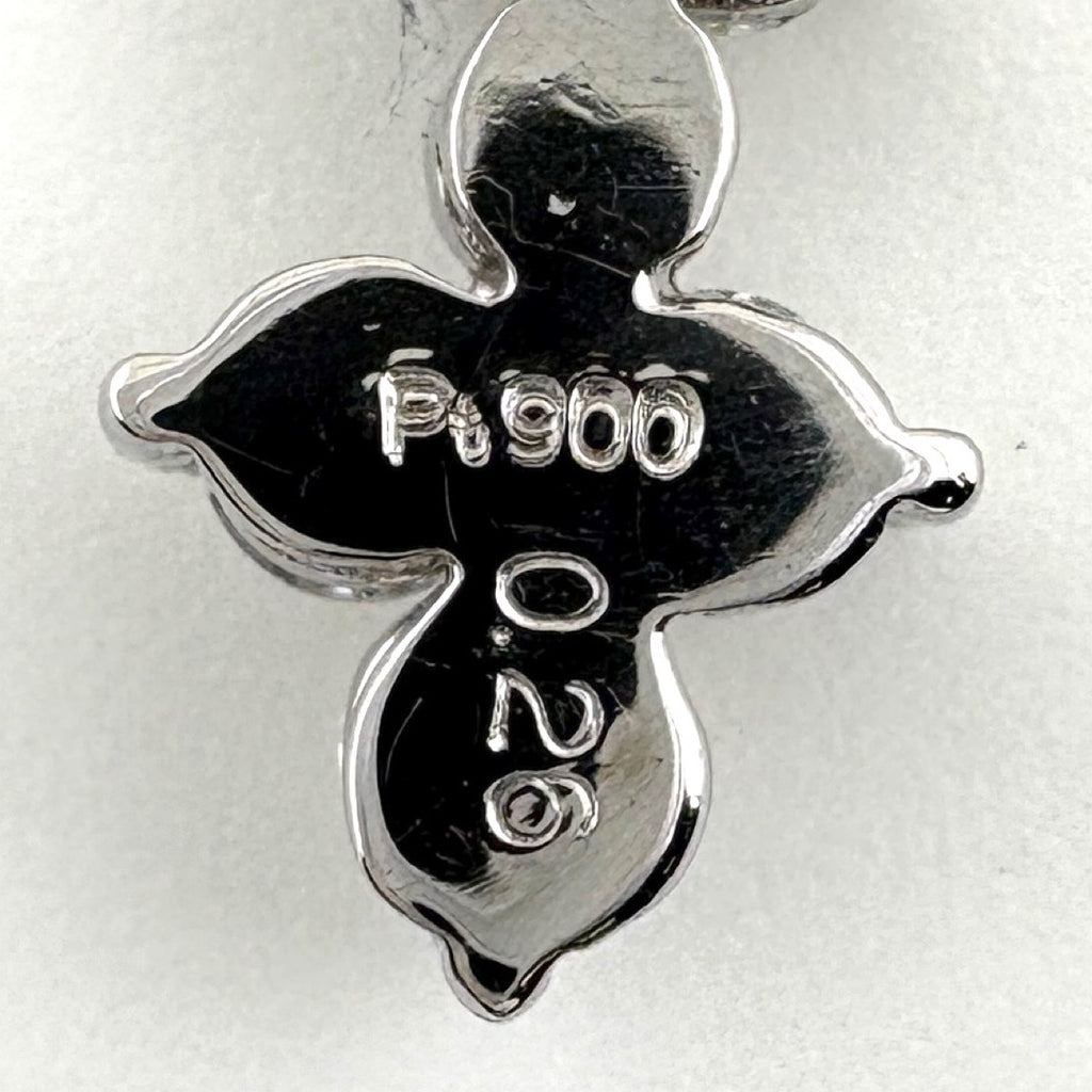 メレダイヤ デザインピアス プラチナ ピアス Pt900 ダイヤモンド レディース 【中古】nbjwl