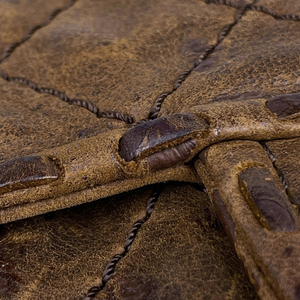 シャネル ココマーク チェーン ショルダーバッグ ワイルドステッチ ワンショルダー ショルダーバッグ レザー ブラウン レディース 【中古】brbag