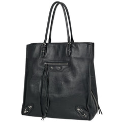 バレンシアガ ザ ペーパー トートバッグ ハンドバッグ トートバッグ レザー ブラック 255412 レディース 【中古】brbag