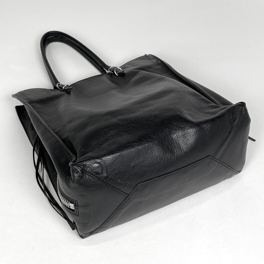 バレンシアガ ザ ペーパー トートバッグ ハンドバッグ トートバッグ レザー ブラック 255412 レディース 【中古】brbag