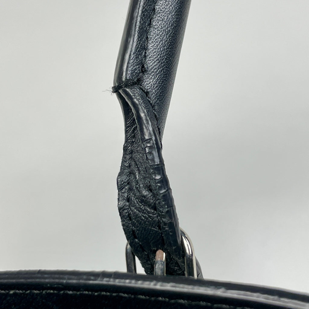 バレンシアガ ザ ペーパー トートバッグ ハンドバッグ トートバッグ レザー ブラック 255412 レディース 【中古】brbag