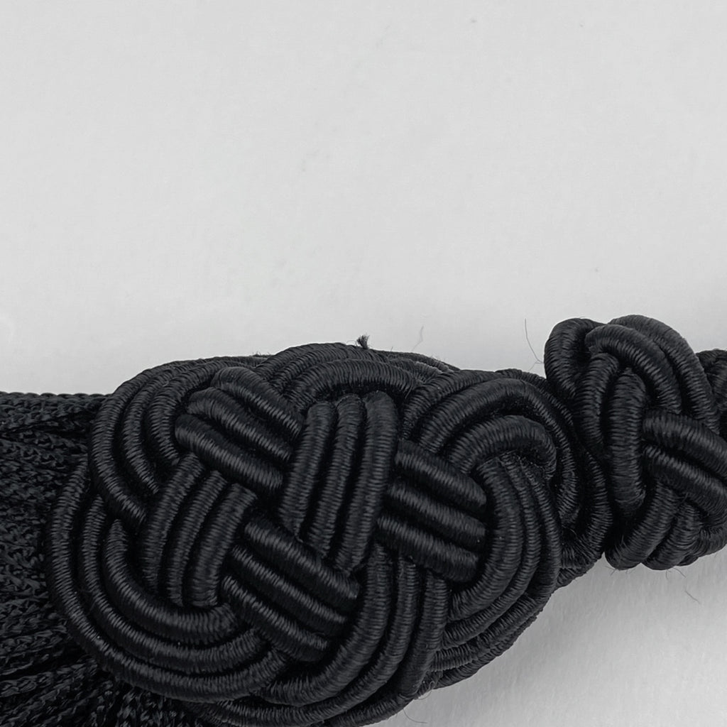 ボッテガヴェネタ イントレチャート ポーチ パーティーバッグ アクセサリーポーチ サテン ブラック レディース 【中古】brbag