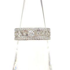 【状態良好】 メレダイヤ リング プラチナ 指輪 11号 Pt900 ダイヤモンド レディース 【中古】nbjwl