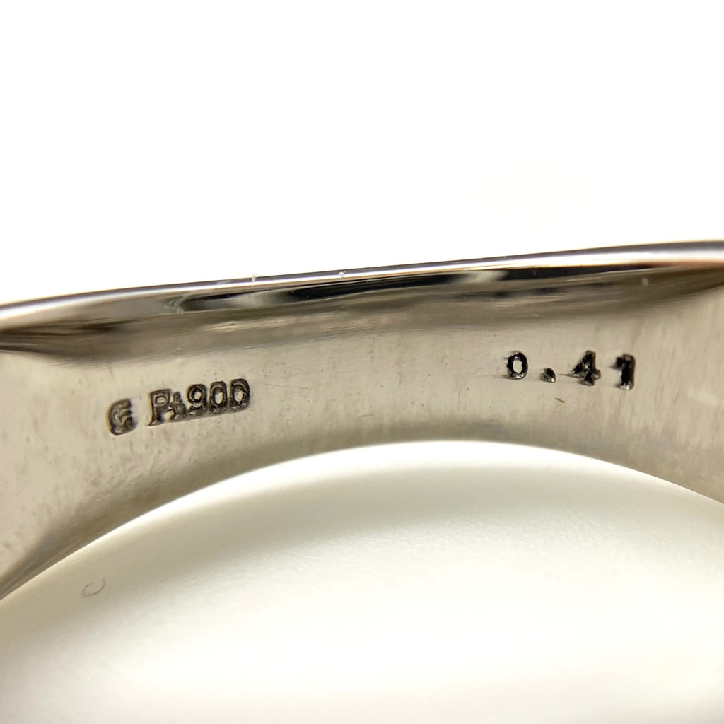 【状態良好】 メレダイヤ リング プラチナ 指輪 11号 Pt900 ダイヤモンド レディース 【中古】nbjwl