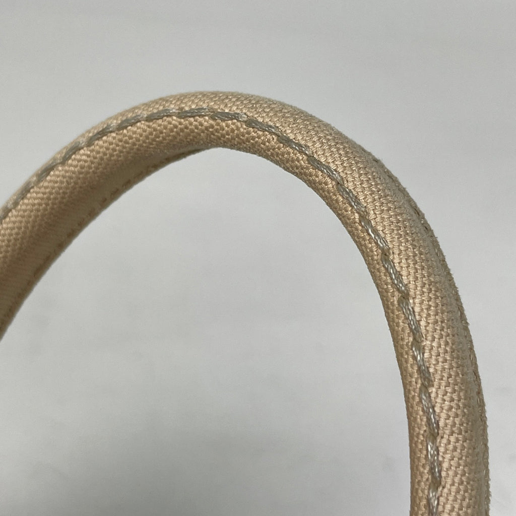 プラダ カナパ トート 2WAY ショルダーバッグ トートバッグ キャンバス ベージュ レディース 【中古】brbag