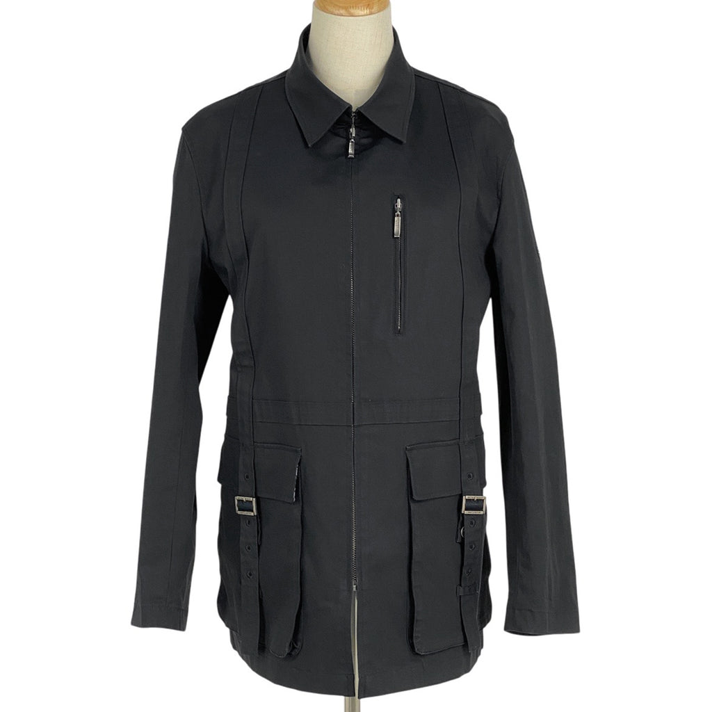 バーバリーブラックレーベル ジップアップ ジャケット アウター その他ジャケット 綿 ポリウレタン ブラック レディース 【中古】brapp