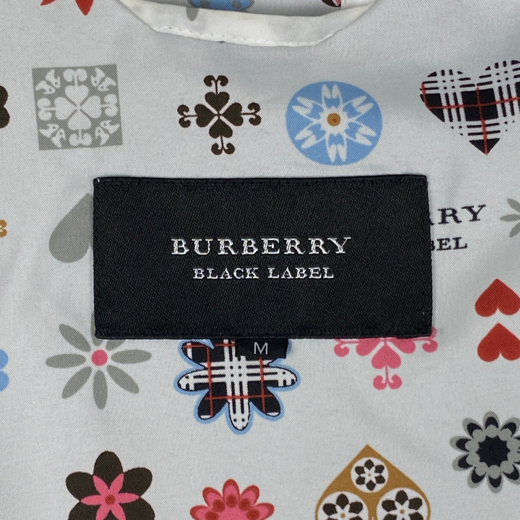 バーバリーブラックレーベル ジップアップ ジャケット アウター その他ジャケット 綿 ポリウレタン ブラック レディース 【中古】brapp