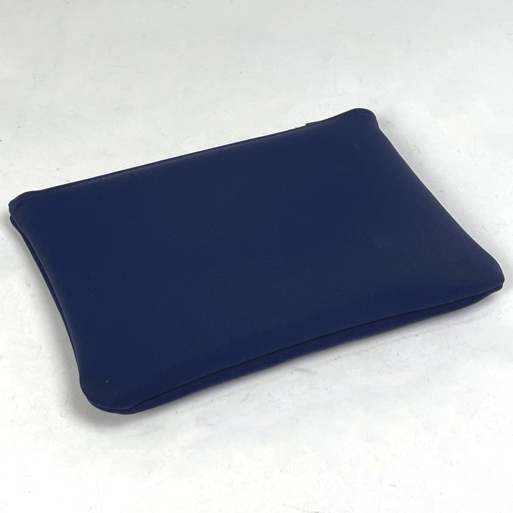 エルメス ネオバン ウェーブ PM メイク コスメ 小物入れ パンチング 化粧ポーチ ナイロン ネイビー レディース 【中古】brbag