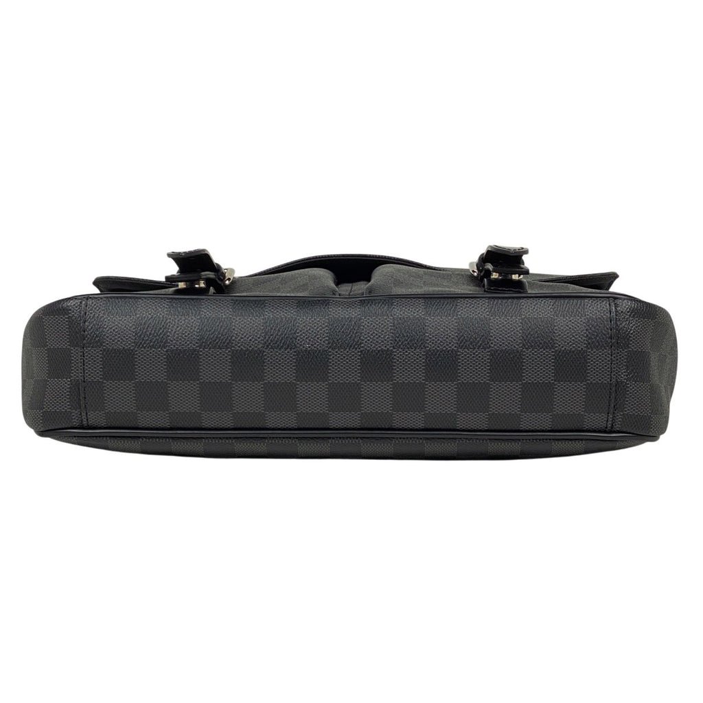 ルイ・ヴィトン クリストファー メッセンジャー 斜め掛け ショルダーバッグ ダミエグラフィット ノワール(ブラック) N41500 メンズ 【中古】brbag