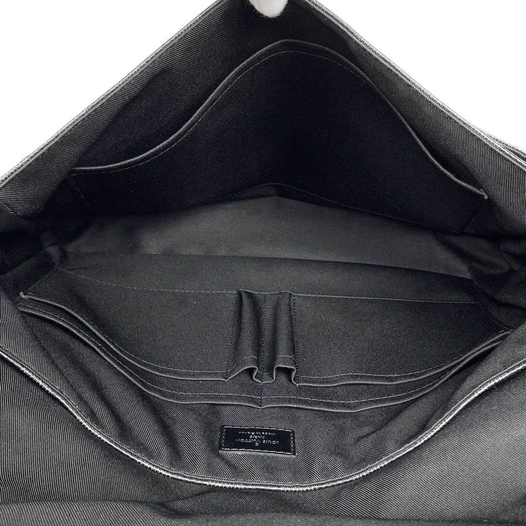 ルイ・ヴィトン クリストファー メッセンジャー 斜め掛け ショルダーバッグ ダミエグラフィット ノワール(ブラック) N41500 メンズ 【中古】brbag