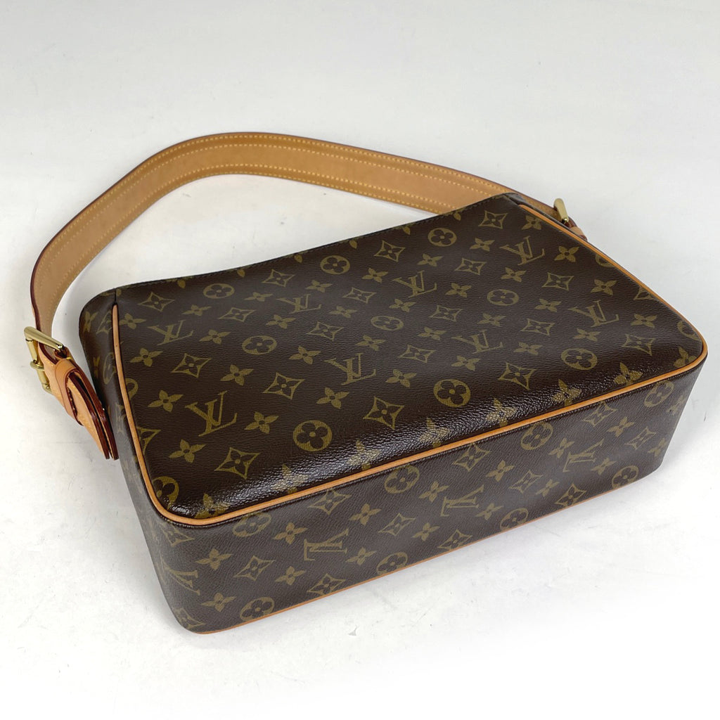 ルイ・ヴィトン ヴィバ シテ GM ワンショルダー 肩掛け ショルダーバッグ モノグラム ブラウン M51163 レディース 【中古】brbag