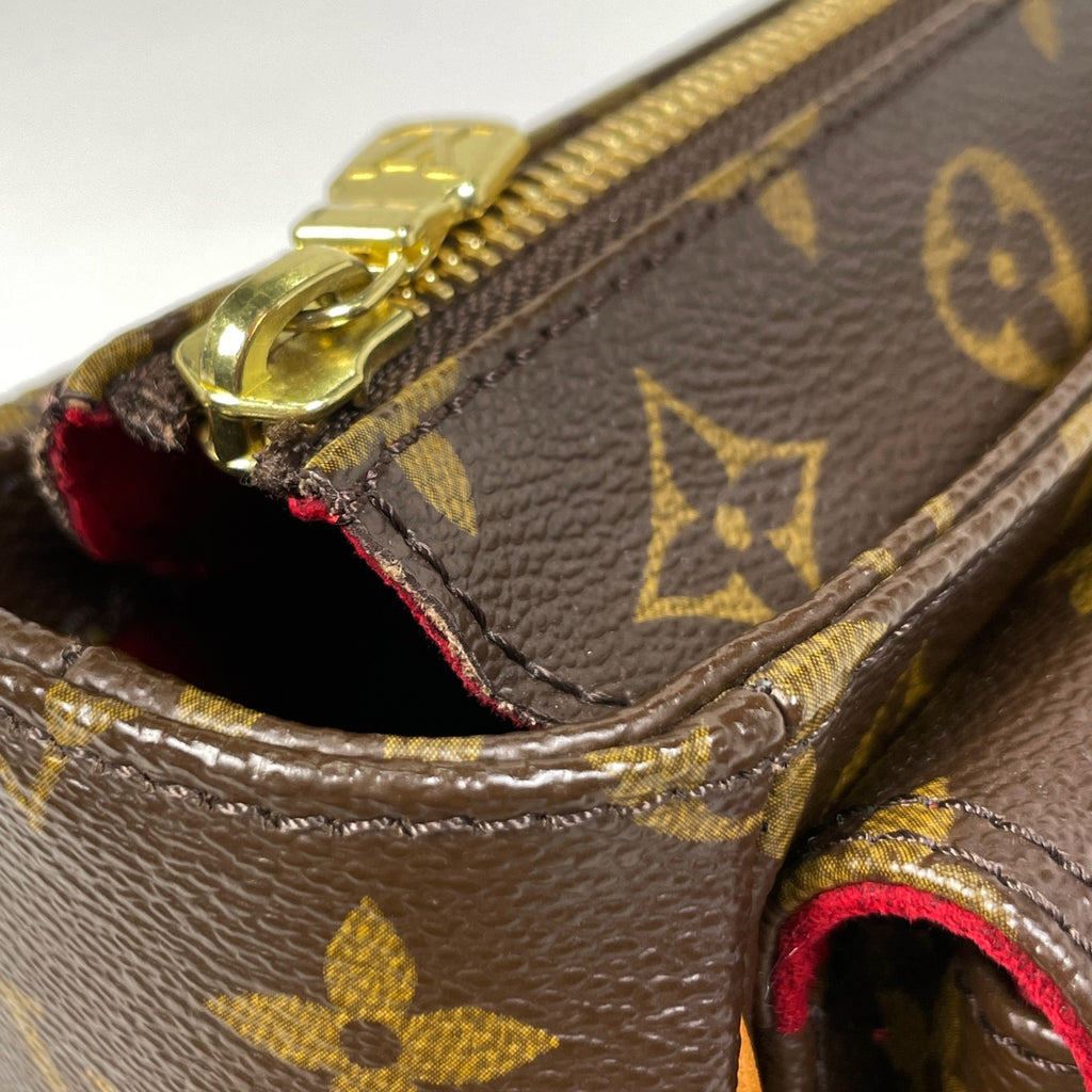 ルイ・ヴィトン ヴィバ シテ GM ワンショルダー 肩掛け ショルダーバッグ モノグラム ブラウン M51163 レディース 【中古】brbag