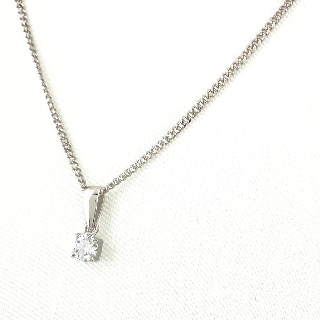 約39cm メレダイヤ ネックレス プラチナ ペンダント Pt900 Pt850 ダイヤモンド レディース 【中古】nbjwl